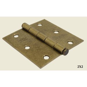 BISAGRA INDUMA LATON VIEJO C/TORN.C.16 2" X 2"