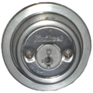 ZC/CERROJO KWIKSET DOBLE  SATIN REDONDO