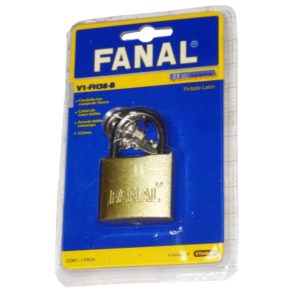 CANDADO FANAL BRONCE BLISTER 40MM