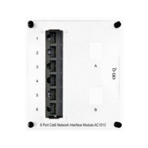 T/MODULO 6 PUERTAS CAT6 ON-Q