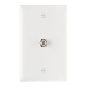 T/TOMA TV COAXIAL 75 OHMIOS BLANCO P&S