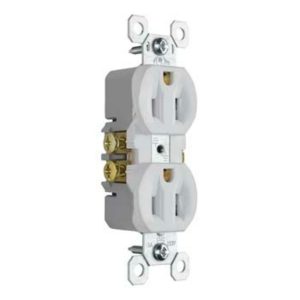 T/TOMA DOBLE TAMP RESIS 15A/125V BLANCO P&S