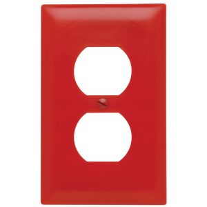 T/PLACA P&S PLASTICA DOBLE ROJA