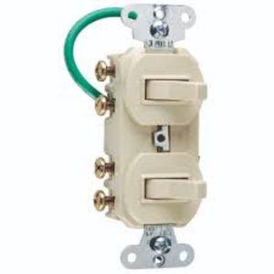 T/APAGADOR P&S 3VIAS 15A/125V MARFIL