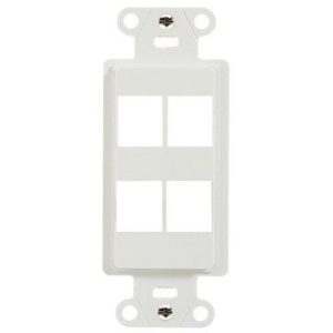 T/SOPORTE BLANCO 4 PUERTO ON-Q