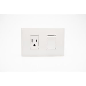 T/APAGADOR NOBILE SENC +TOMA 2P+T 16A BLANCO