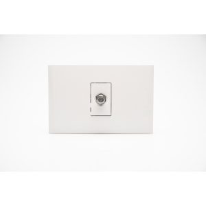 T/TOMA TV NOBILE TIPO F COAXIAL BLANCO