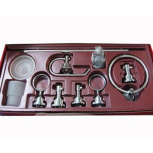 JUEGO ACCESORIOS BAÃ‘O PP CLASSIC CROMO