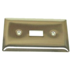 TLG/PLACA METAL SENCILLA P/INTERRUPTOR