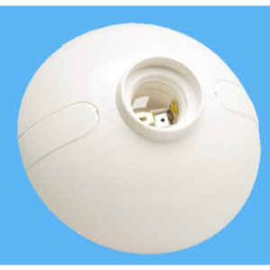 T/SOCKET PLAFON OVAL BLANCO