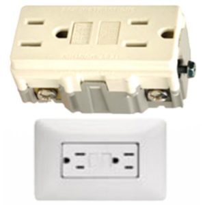 T/TOMA MATIX DOBLE POLARIZ BCO GFCI  2P 3 MO