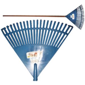 ESCOBA-RASTRILLO JARDIN ETERNA PLASTICA C/PALO