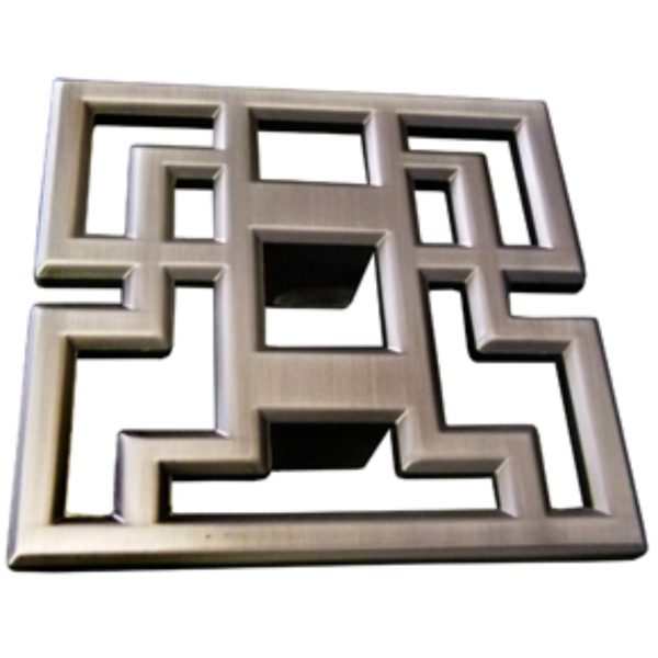 AGARRADERA MORE M-343 PERILLA PLATA ANT.