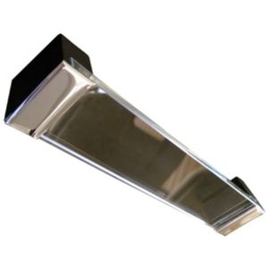 ZC/AGARRADERA MORE H-030 CROMO/VIDRIO 160MM