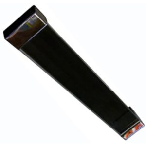 ZC/AGARRADERA MORE H-030 CROMO/VIDRIO 192MM