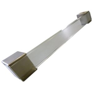 ZC/AGARRADERA MORE H-033 SATIN/VIDRIO 192MM
