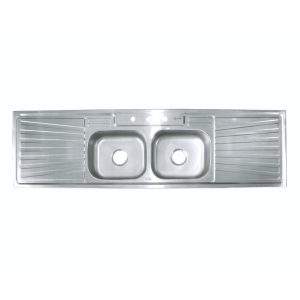 FREGADERO GRACIELA EMPOTRAR 2T-2E 180X50