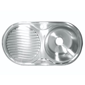 FREGADERO GRACIELA EMPOTRAR 84X44 DERECHO