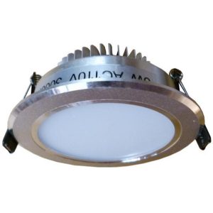 LAMPARA EMPOTRAR LED PANEL ALUMINIO 3000K 90MM