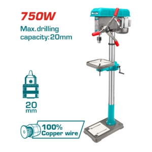 HE/TALADRO PEDESTAL TOTAL 16V 5/8" 750W