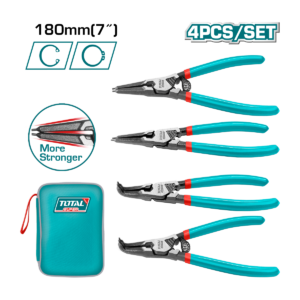 JUEGO ALICATES P/ SEGUROS TOTAL 4PCS