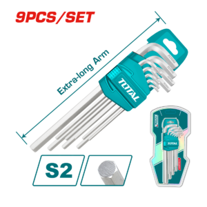 JUEGO LLAVES ALLEN TOTAL L 9PCS