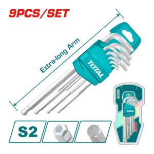 JUEGO LLAVES ALLEN TOTAL T/BOLA L 9PCS
