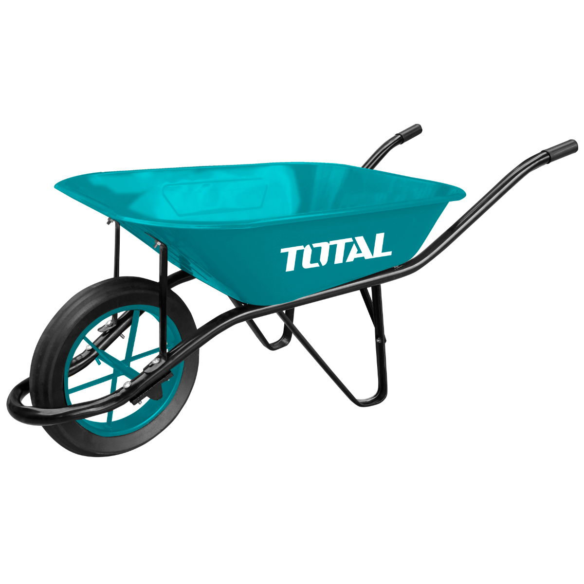 CARRETILLO TOTAL VERDE RUEDA SOLIDA 5P