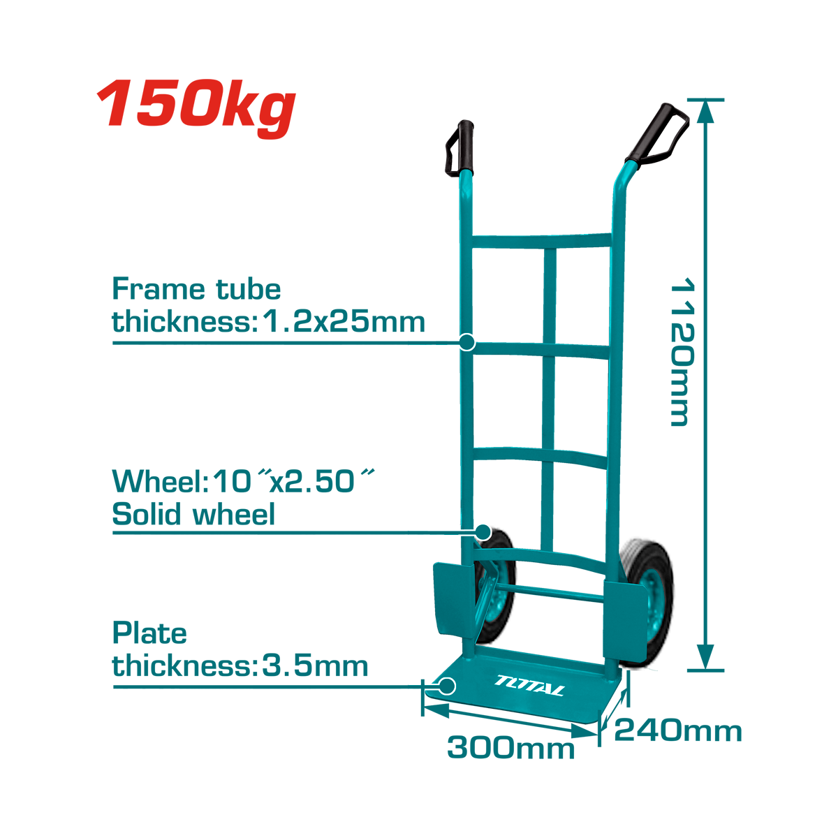 PERRA DE CARGA TOTAL 150KG