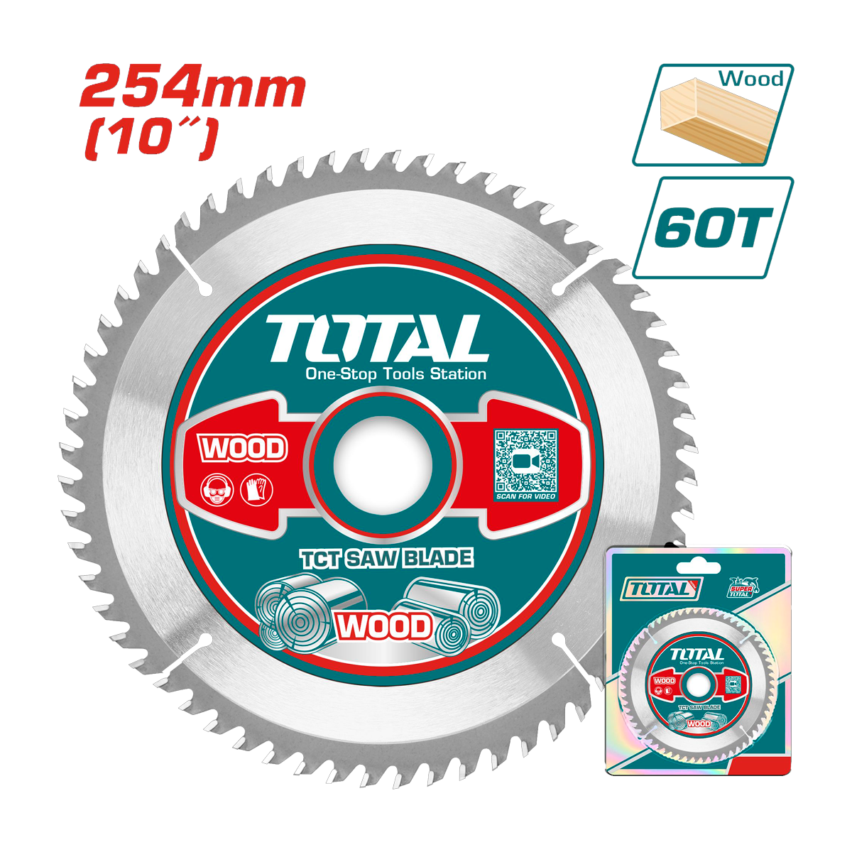 SIERRA CIRCULAR TOTAL CALZADA 10" X 60T