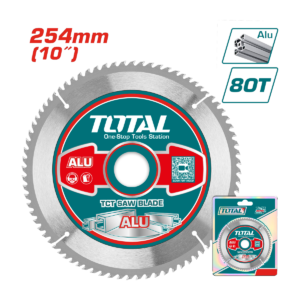 SIERRA CIRCULAR TOTAL CALZADA ALUMINIO 10" X 80T