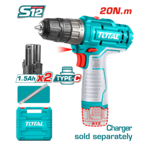 HE/TALADRO TOTAL 12V 3/8