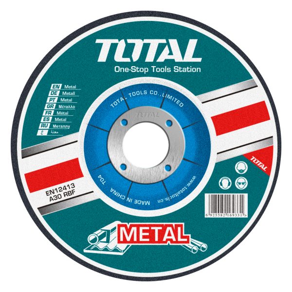 DISCO ESMERILAR METAL TOTAL 9"X7/8