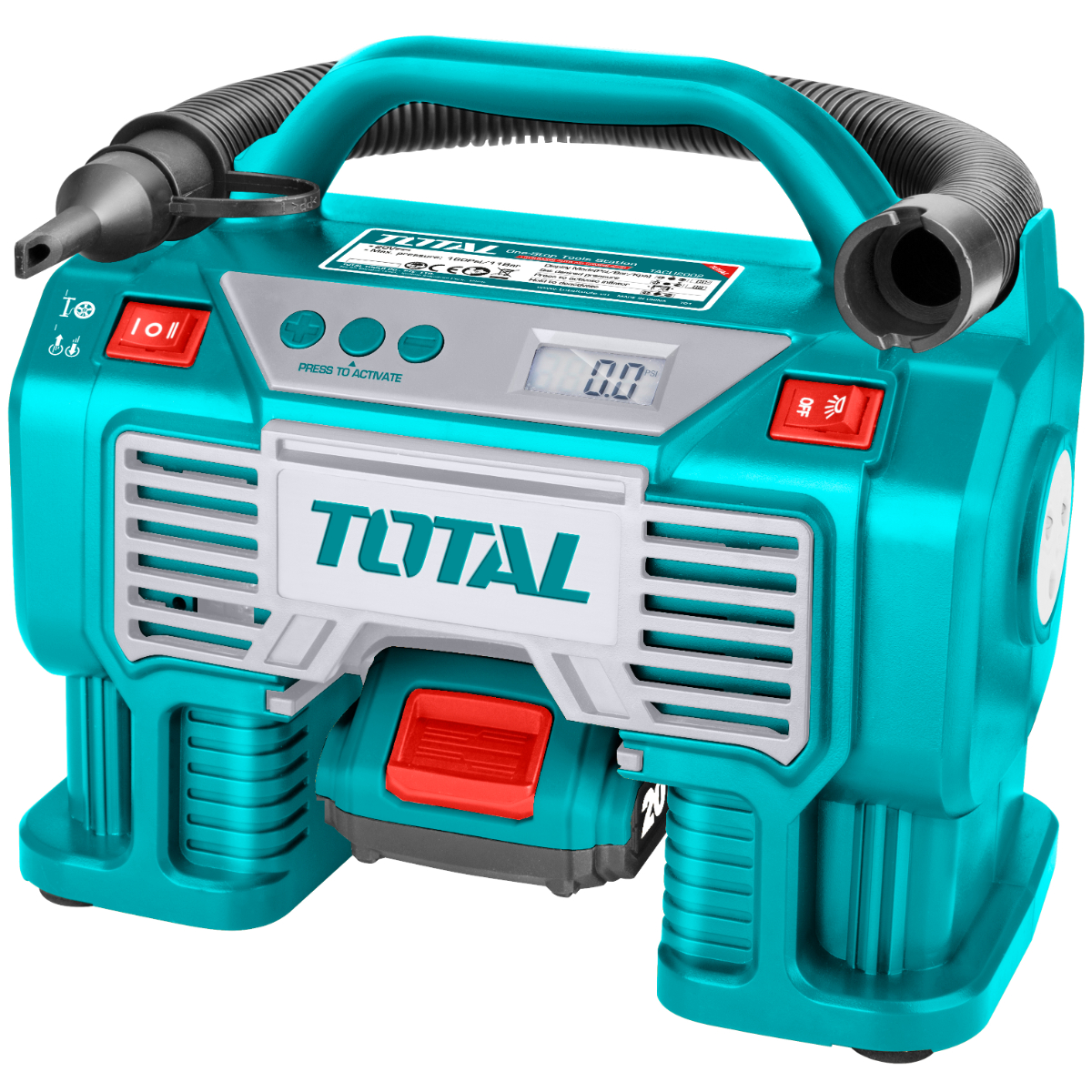 HE/COMPRESOR P/AUTO BATERIA TOTAL 20V S/B