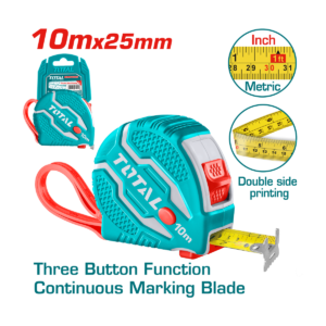 CINTA MÉTRICA TOTAL 10MT X 25MM