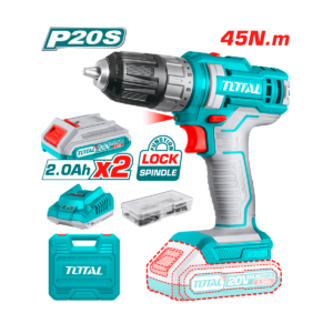 HE/TALADRO TOTAL 20V 3/8 2 BAT