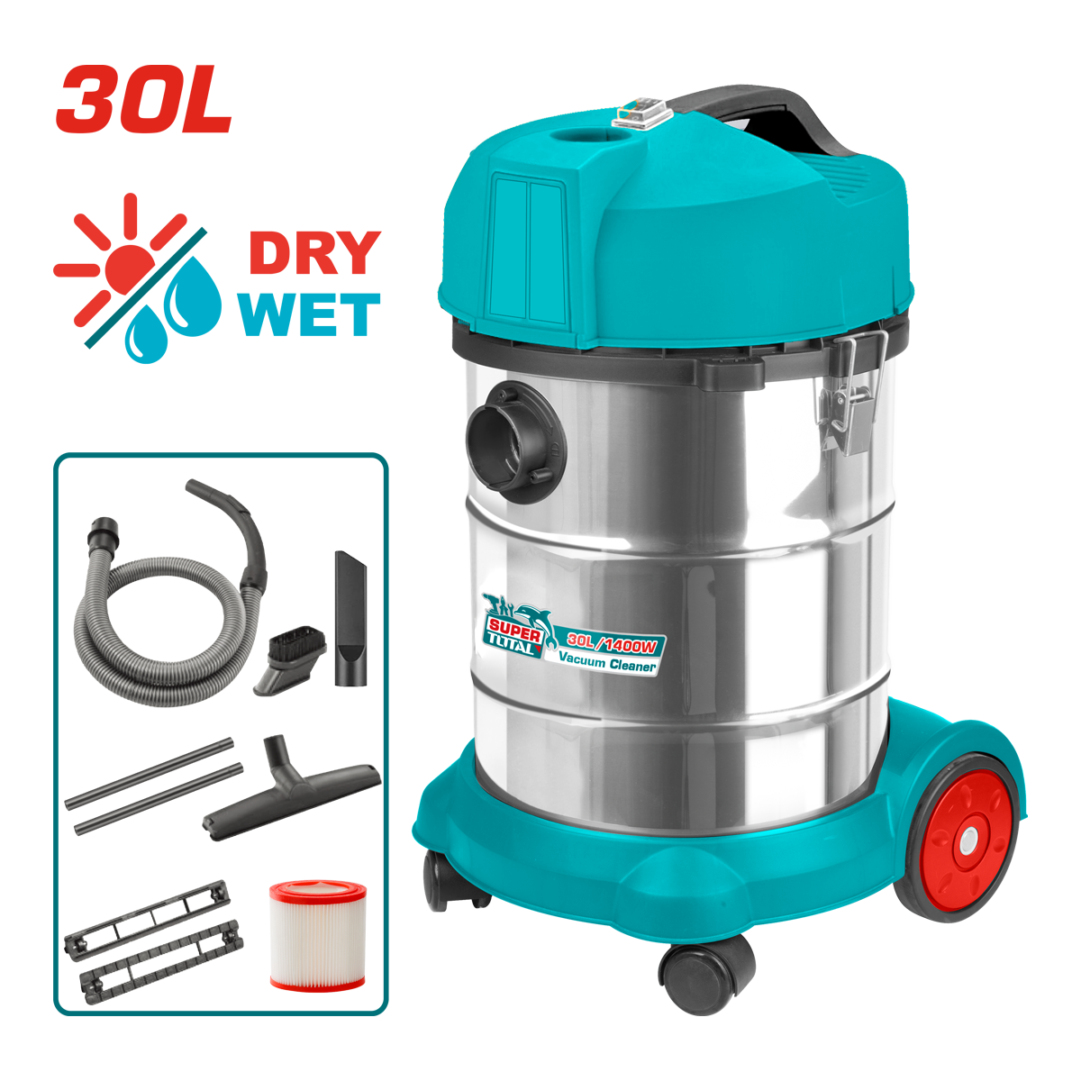 HE/ASPIRADORA TOTAL 1400W