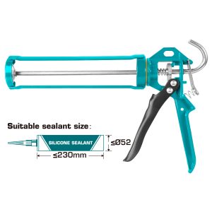PISTOLA TUBO SILICON TOTAL PROF 9"