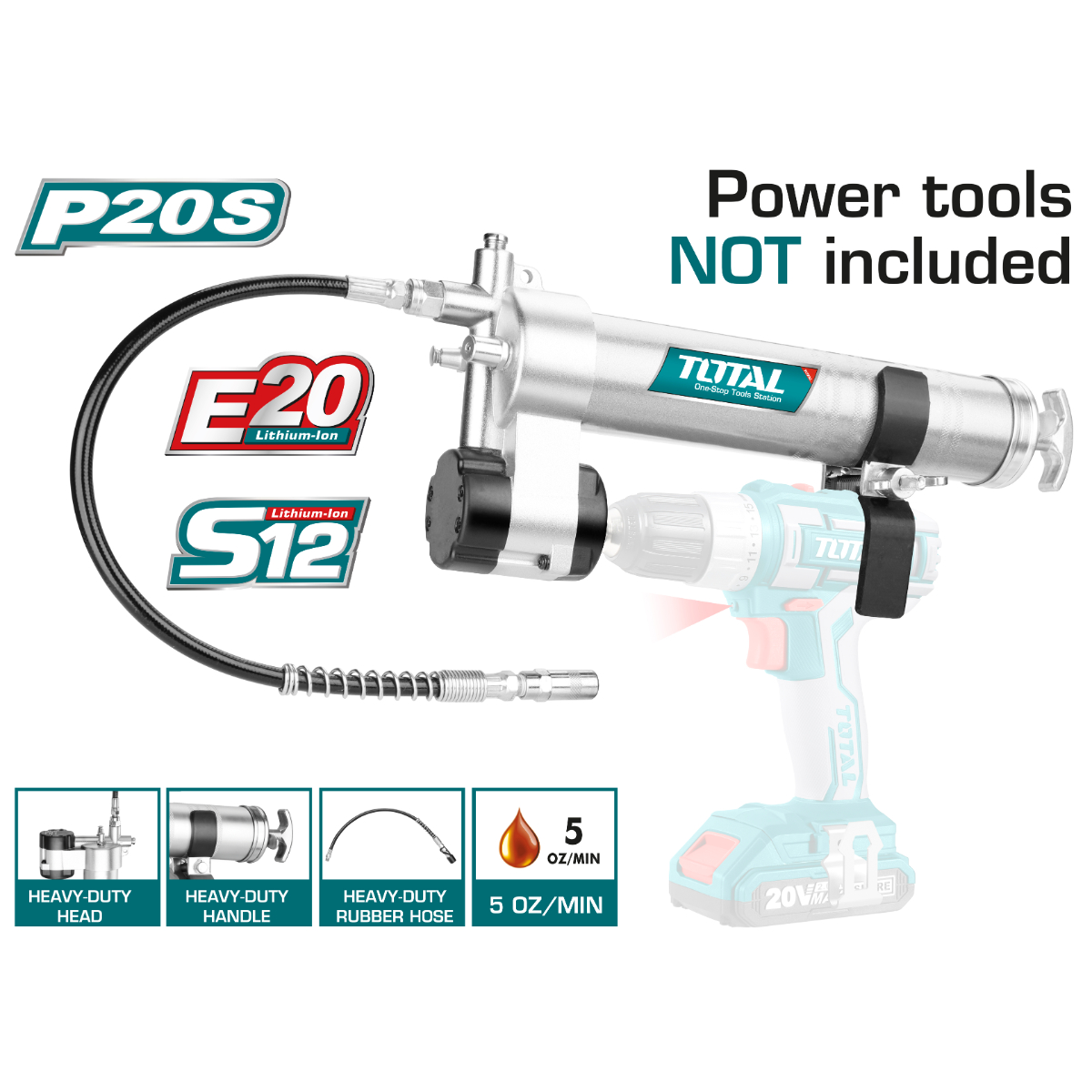 ENGRASADORA PISTOLA TOTAL 400CC ADAP-HTA