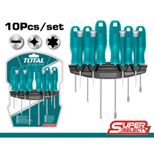 JUEGO DESATORNILLADOR TOTAL 10PCS SUPER