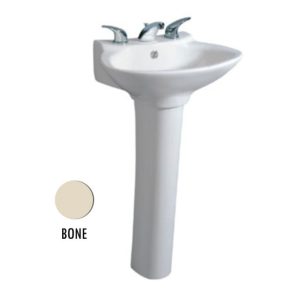 LOZA LAVATORIO CORONA AVANTI C/PEDESTAL BONE 103