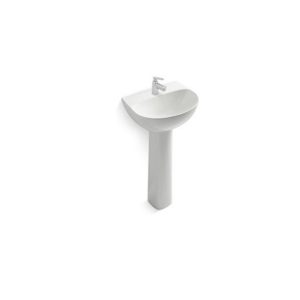 LOZA PEDESTAL CORONA MANANTIAL BLANCO 100