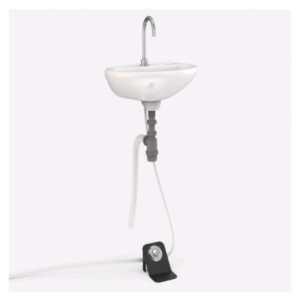 ZC/LOZA LAVAT CORONA PARED C/GRIFERIA PEDAL