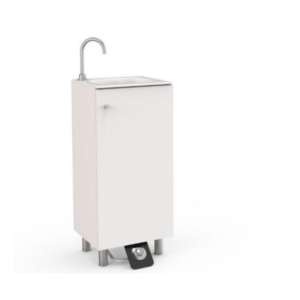 ZC/LOZA LAVAT CORONA MUEBLE PISO C/GRIFERIA PEDAL