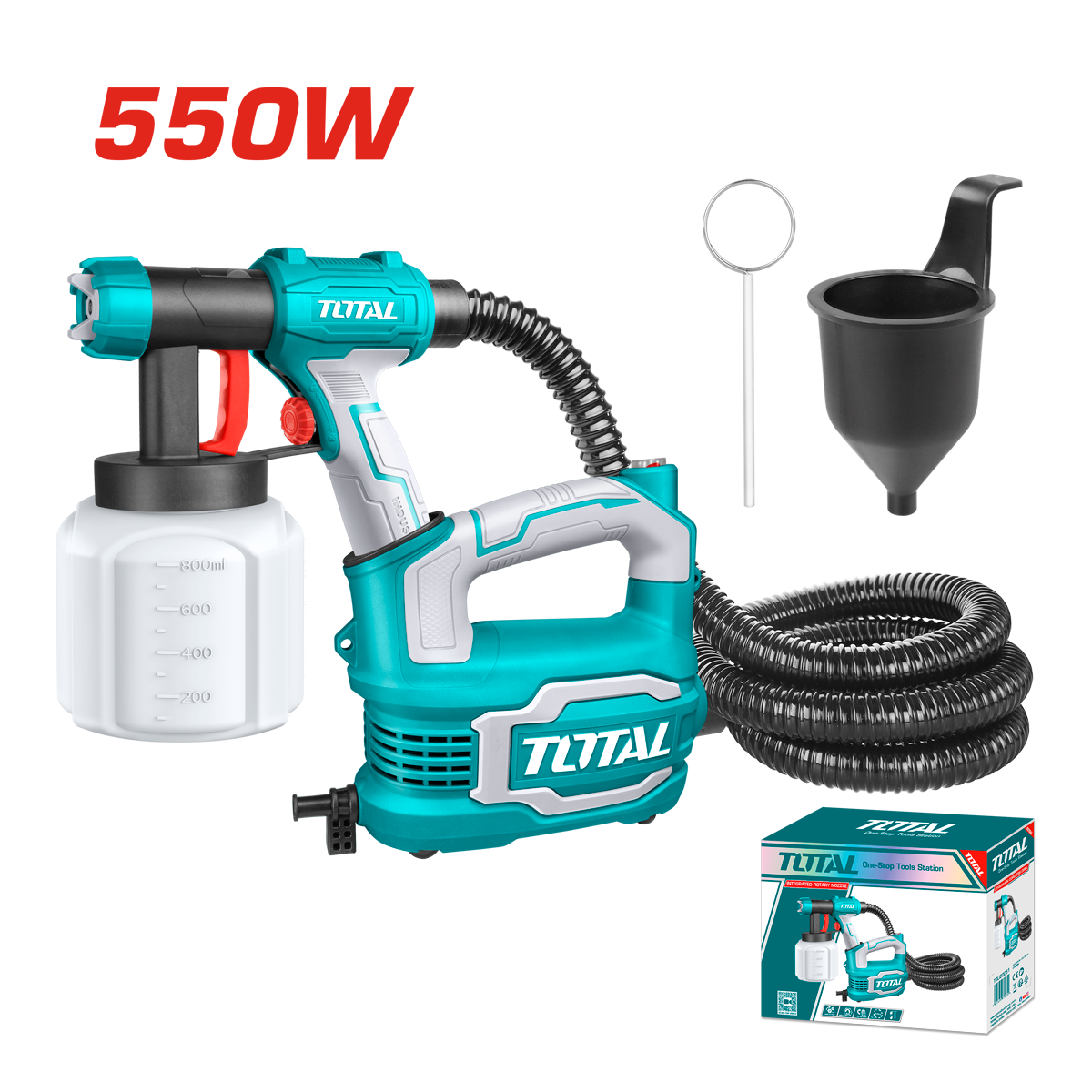HE/PISTOLA PINTAR ALTA C/COMPRESOR TOTAL 550W