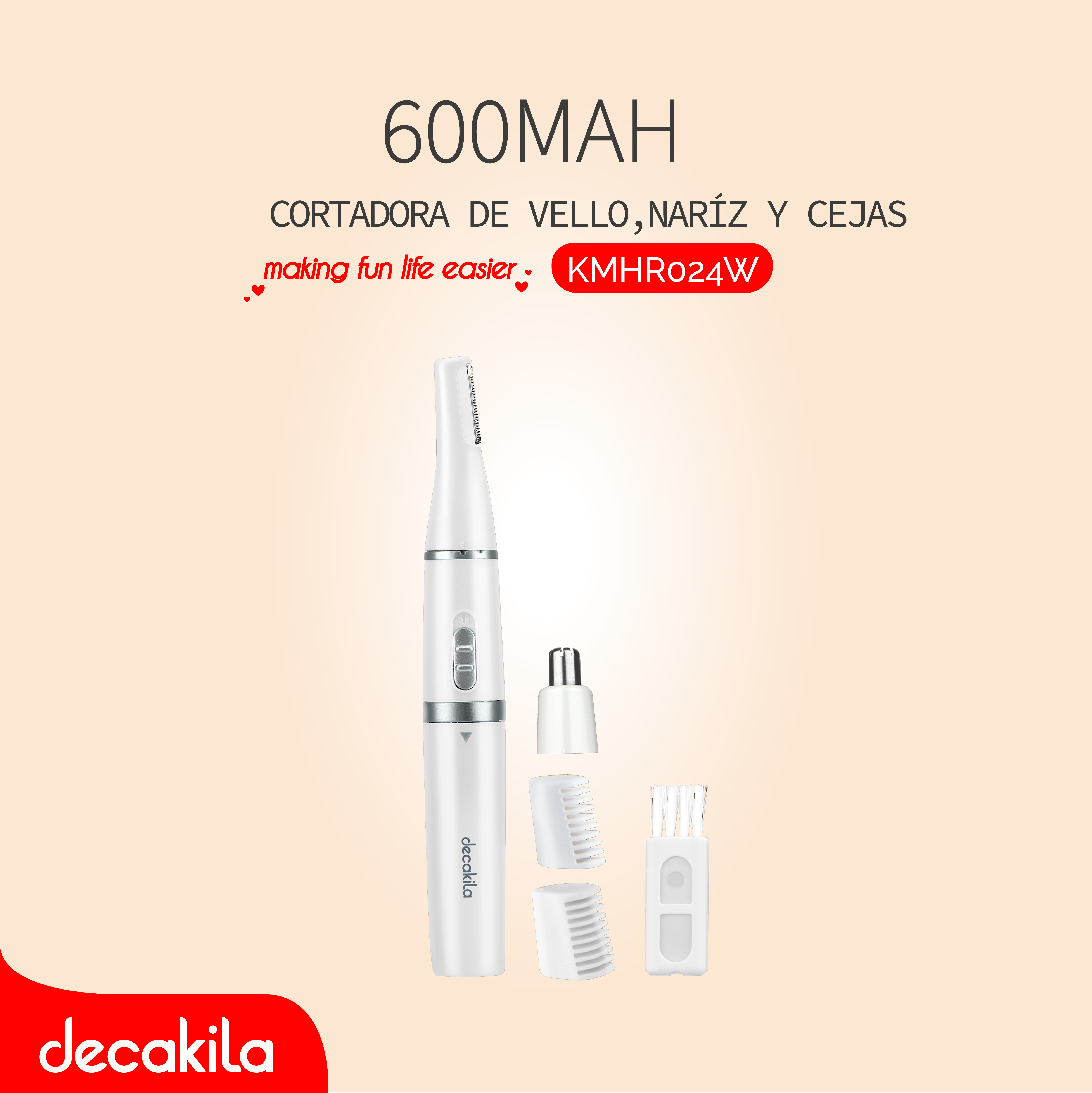 DECAKILA CORTADORA DE VELLO, NARÍZ Y CEJAS