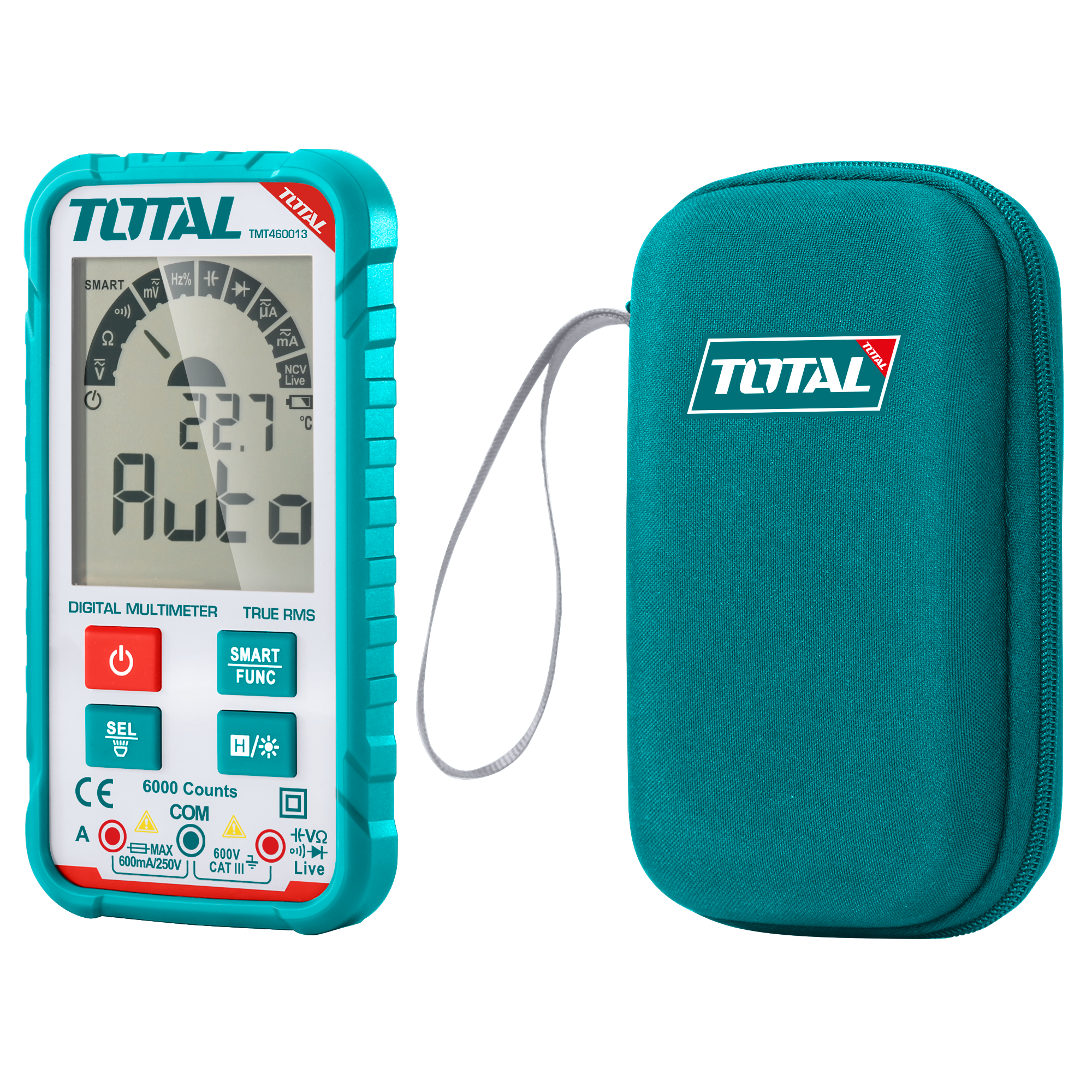TESTER MULTIMETRO DIGITAL TOTAL SMART