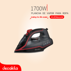 DECAKILA PLANCHA DE VAPOR PARA ROPA 1700W