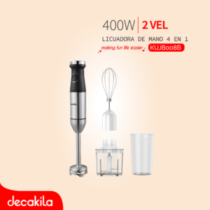 DECAKILA LICUADORA DE MANO 4 EN 1 400W
