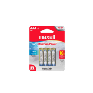 BATERIA MAXELL ALCALINA AAA BL-4 48UDS